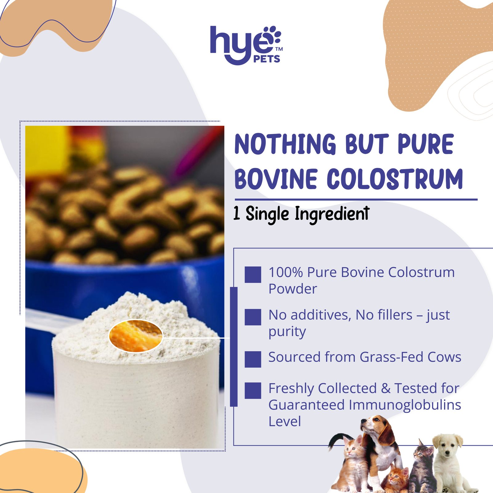 Bovine Colostrum for Dogs and Cats - 60g - Image 5