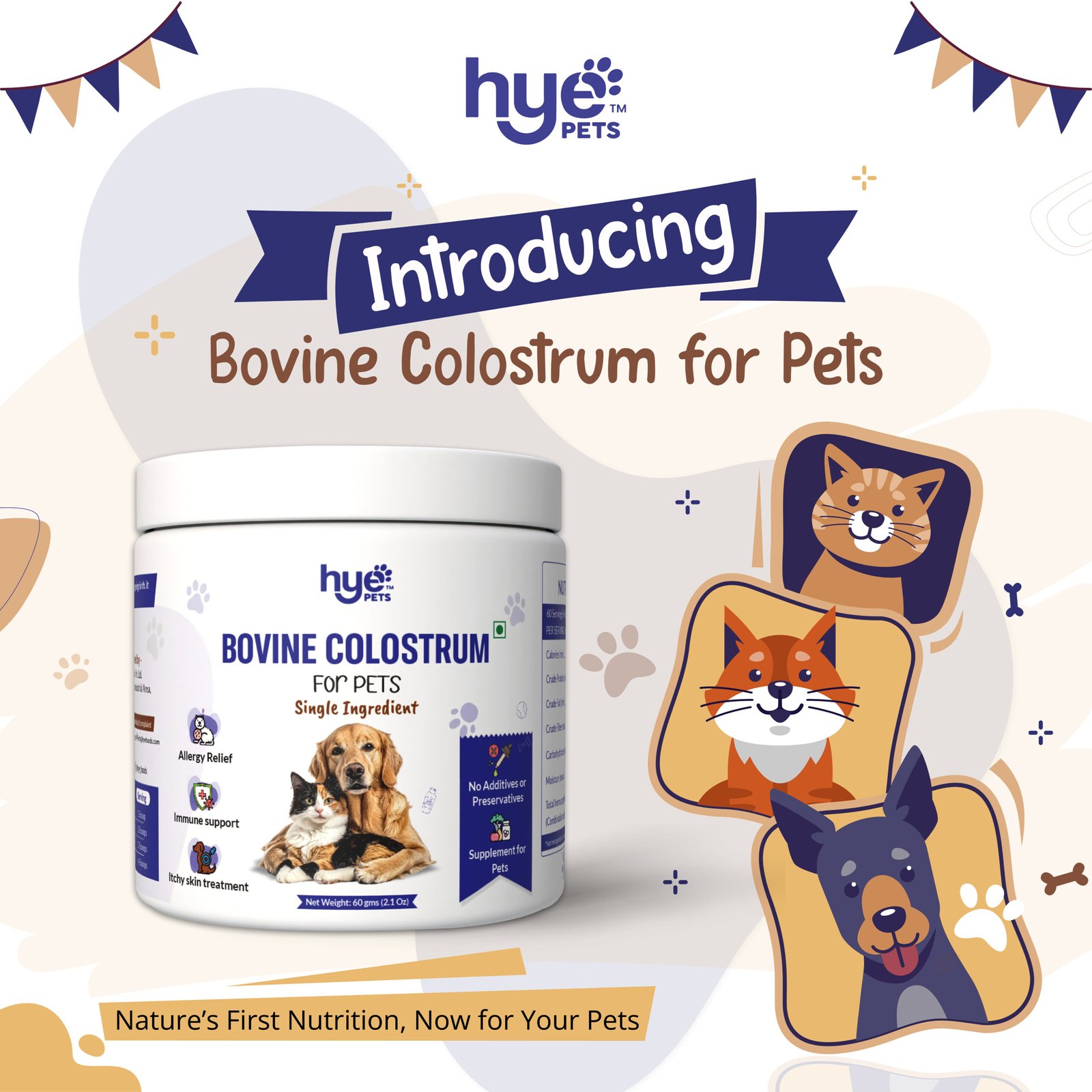 Bovine Colostrum for Dogs and Cats - 60g - Image 4