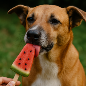 Delicious Goat Milk Watermelon Popsicles
