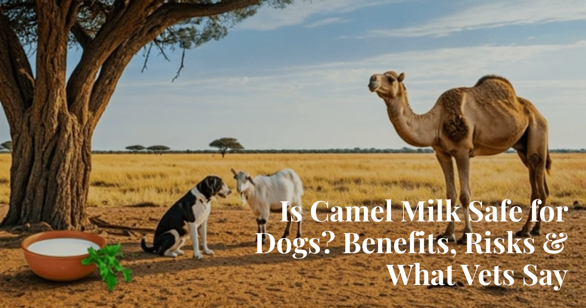 Is Camel Milk Safe for Dogs? Benefits, Risks & What Vets Say