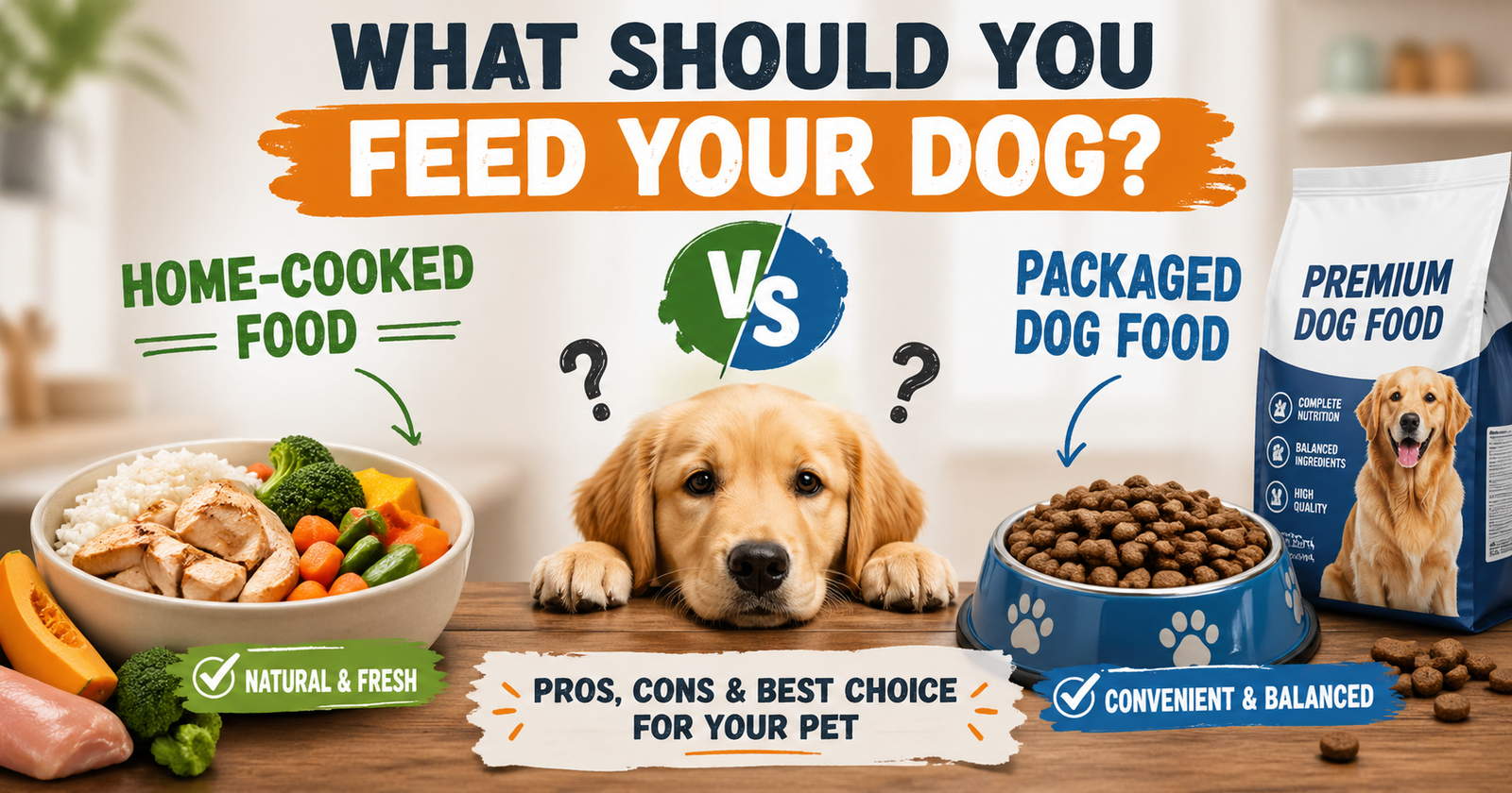 What Should You Feed Your Dog? The Honest Truth About Home vs. Packaged Food