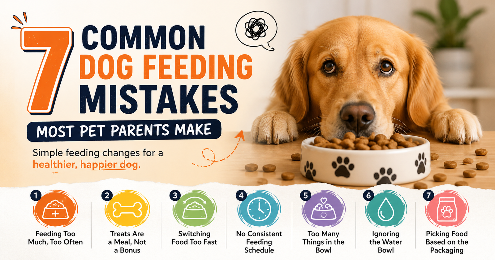 7 Common Dog Feeding Mistakes Most Pet Parents Make