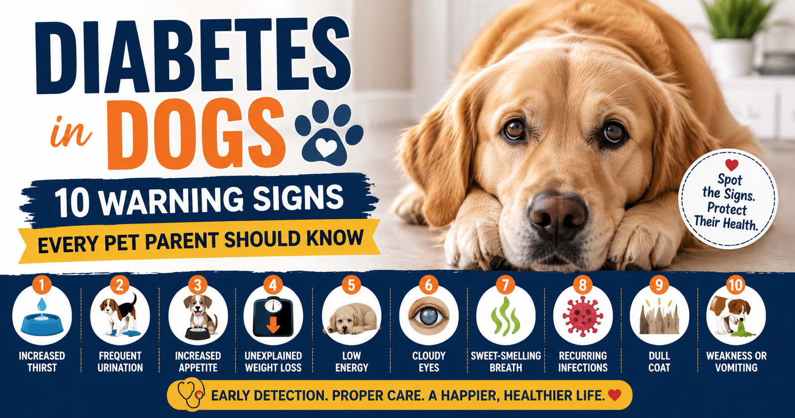 Diabetes in Dogs: Warning Signs You Should Never Ignore