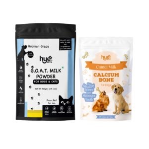 Goat Milk Powder and Camel Milk Calcium Bone for Dogs – Combo Pack