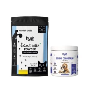 Goat Milk Powder and Bovine Colostrum Combo for Dogs & Cats