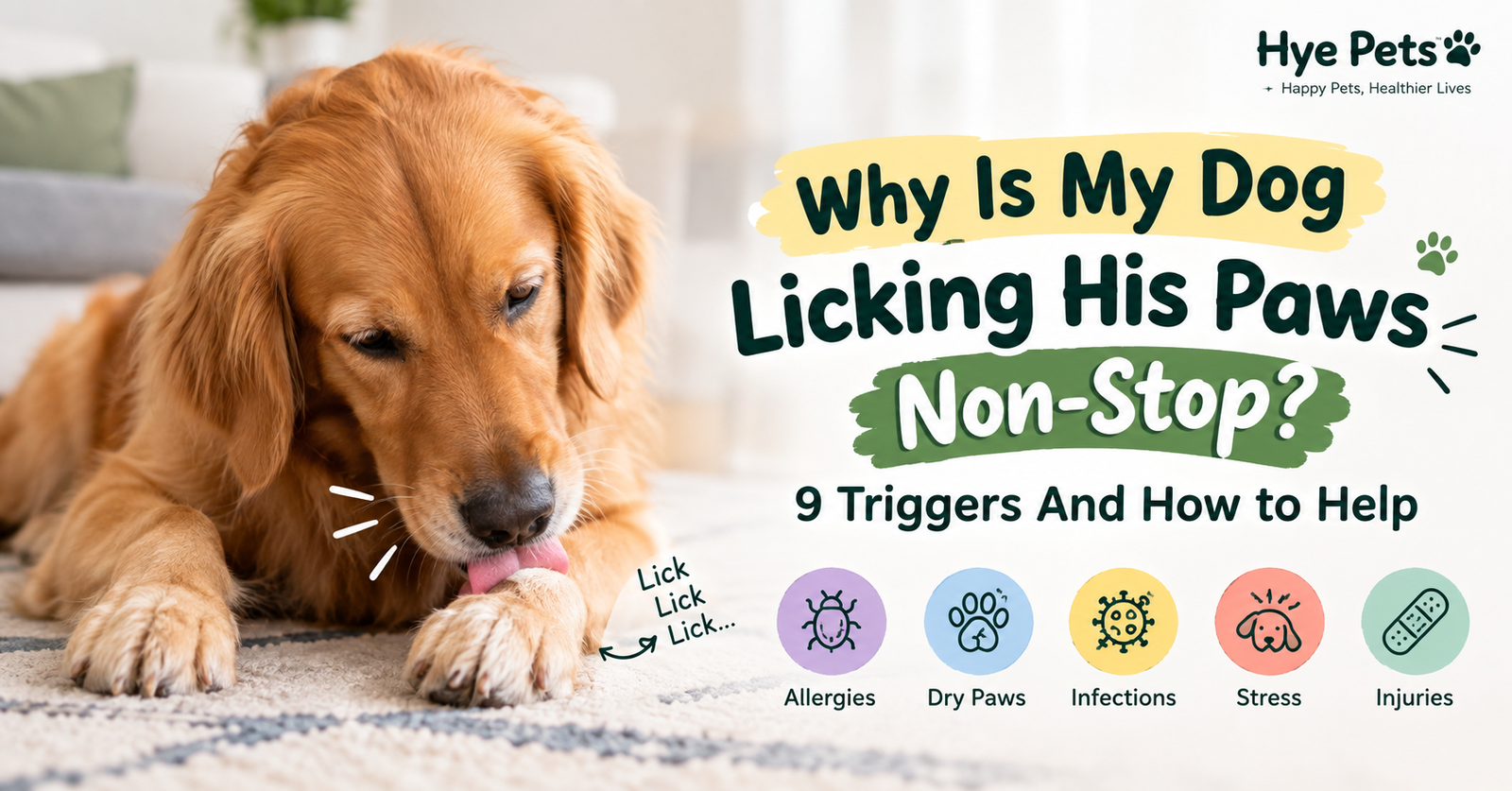 Why Is My Dog Licking His Paws Non-Stop? 9 Triggers And How to Help