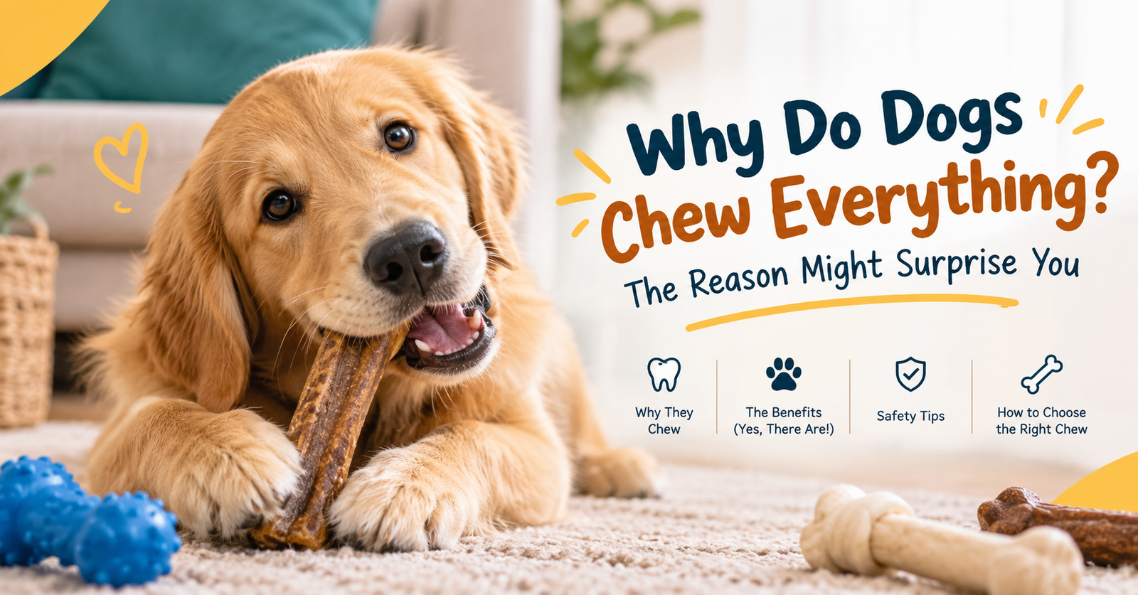 Why Do Dogs Need to Chew? Benefits, Safety & How to Choose the Right Chew