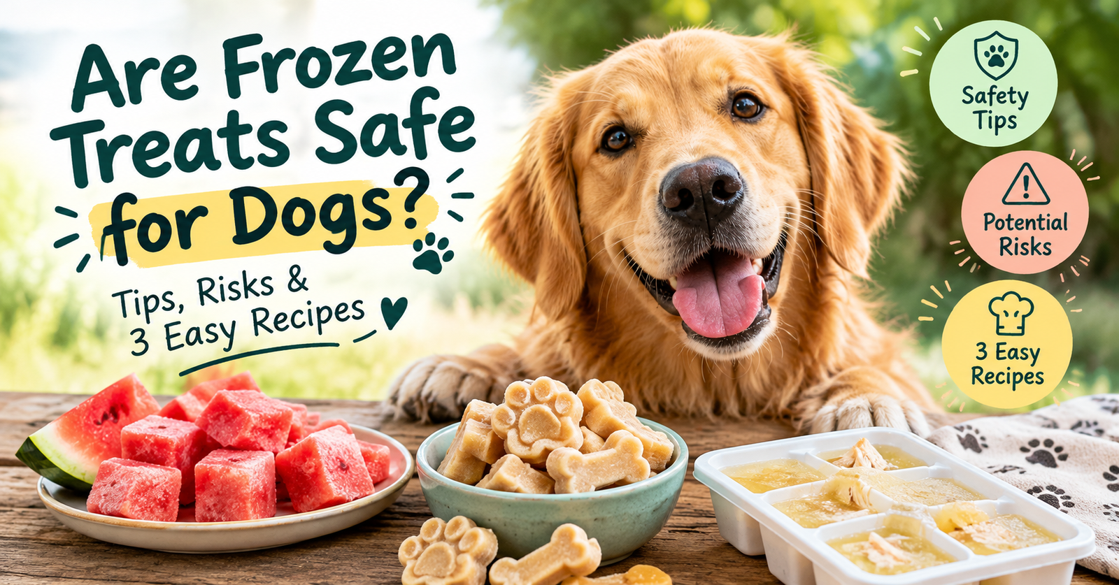 Are Frozen Treats Safe for Dogs? Tips, Risks & 3 Easy Recipes