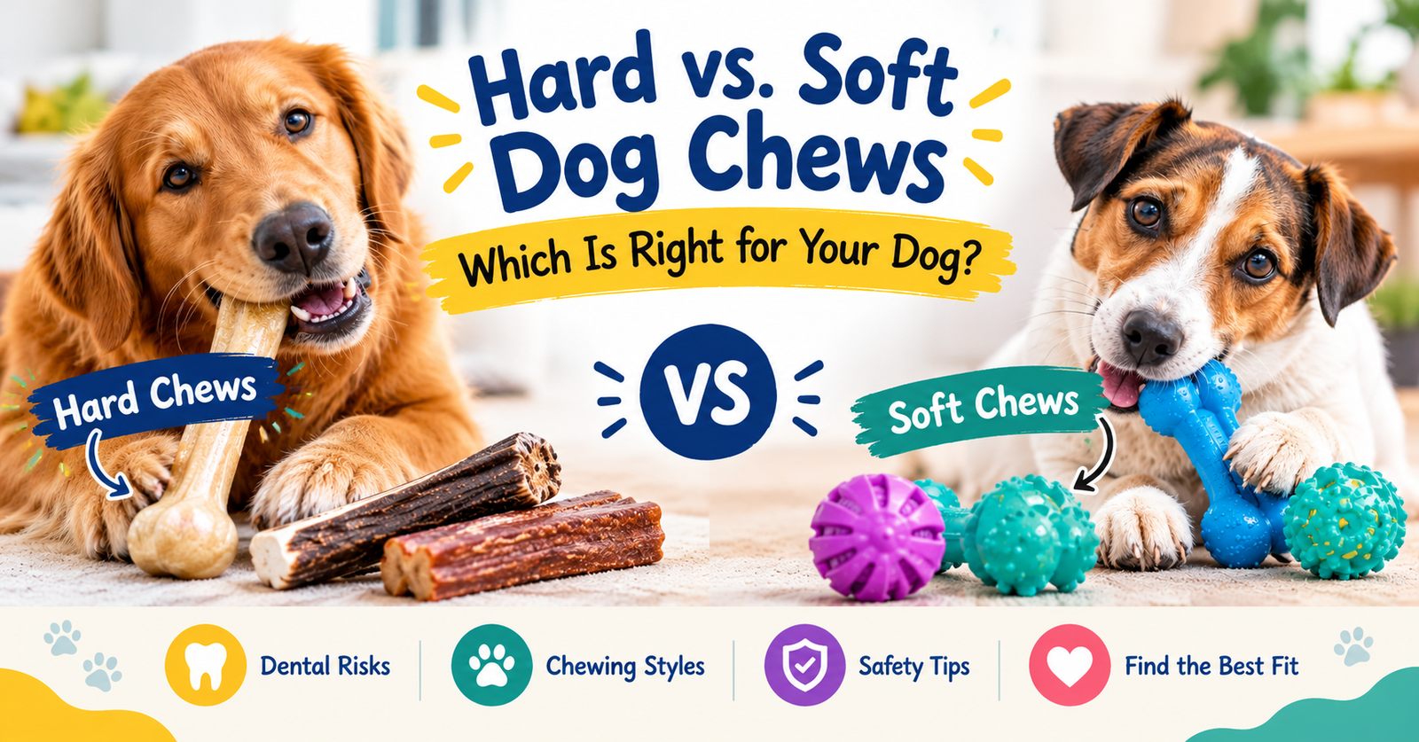 Hard vs. Soft Dog Chews: Which Is Right for Your Dog?